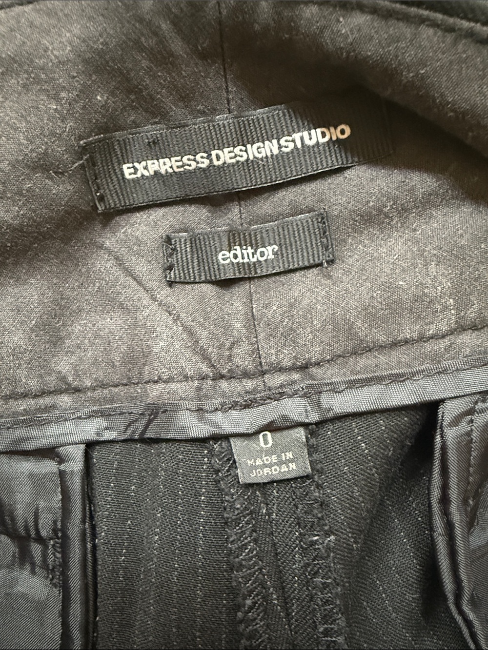 Editor Wide Waistband Pinstripe Pants - Picture 5 of 6